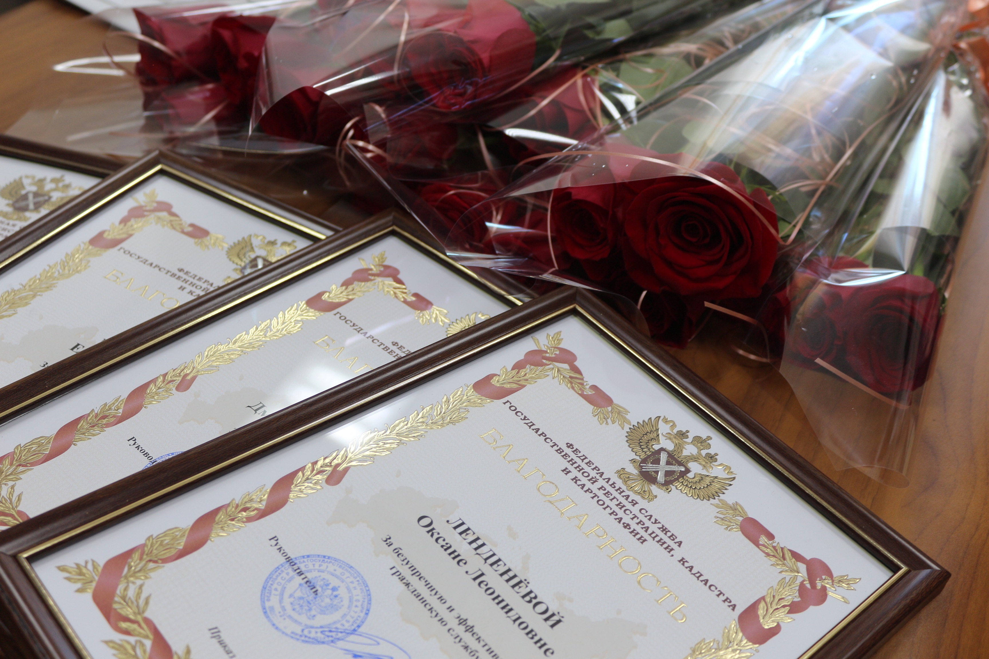 Сотрудников регионального Росреестра наградили за безупречную и эффективную гражданскую службу
