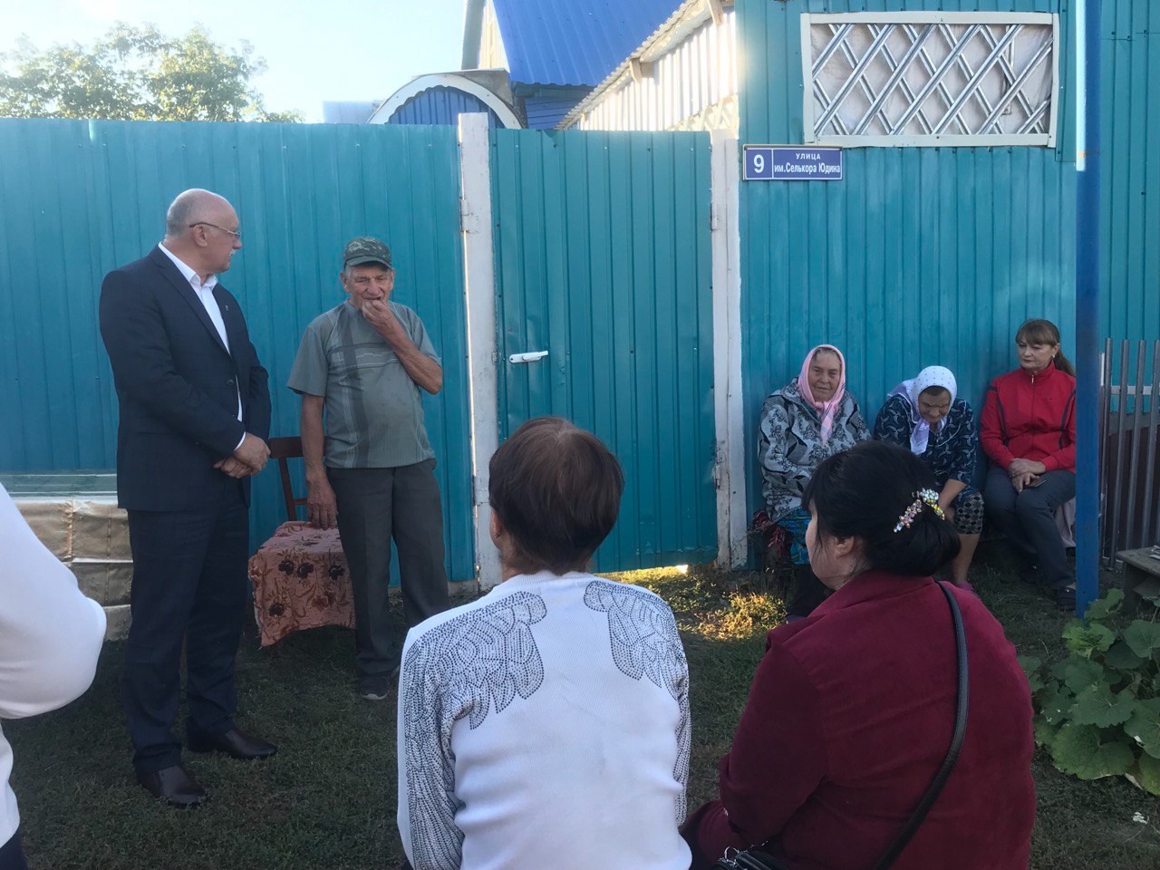 Встреча с житлями села Новоуколово.