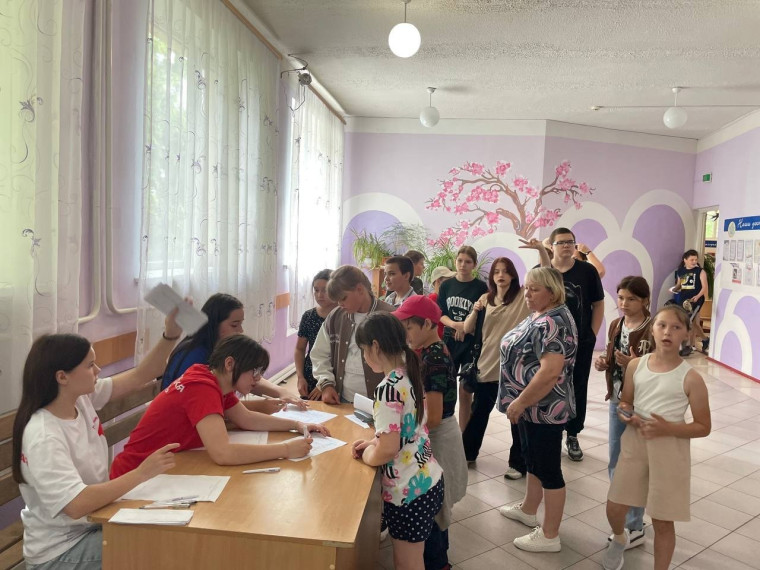 Выборы в пришкольных лагерях Красненского района.